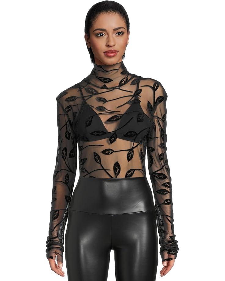 Slim Fit Long Sleeve Turtle Top Product Image