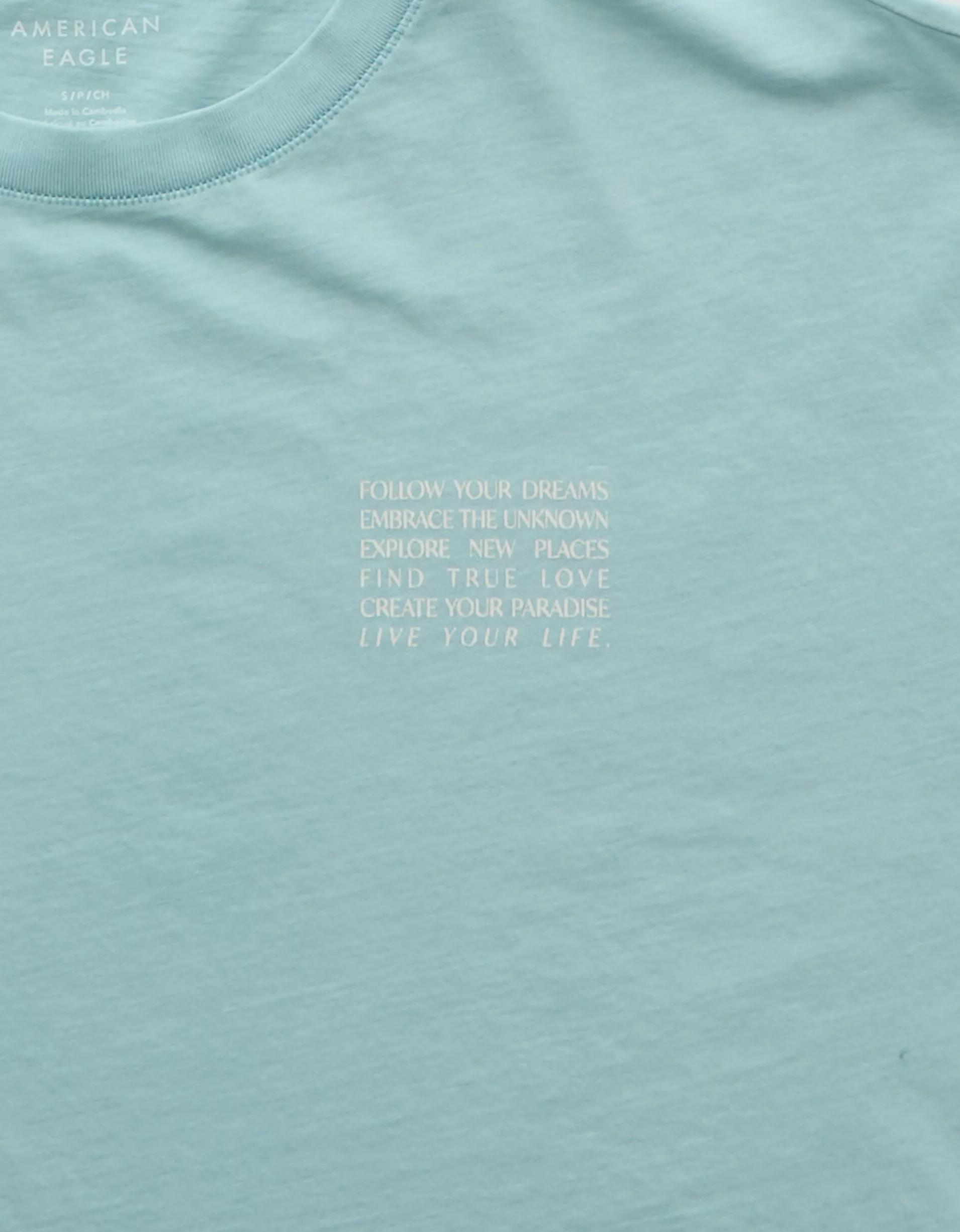 AE Boxy Cropped Graphic T-Shirt Product Image