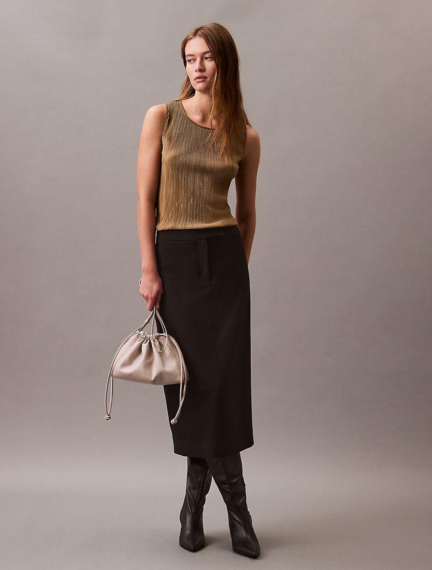 Plisse Tank Top Product Image