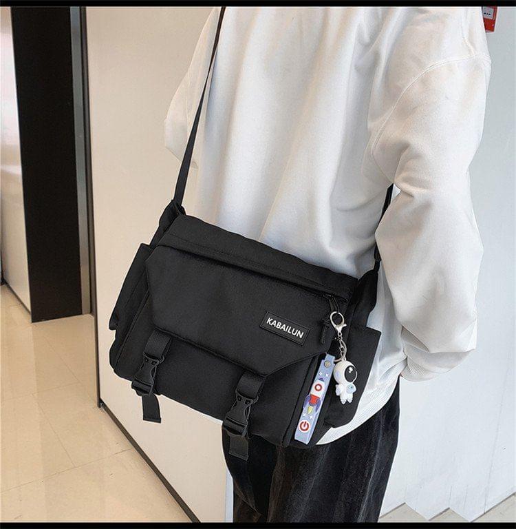 Applique Multi-Pocket Messenger Bag Product Image