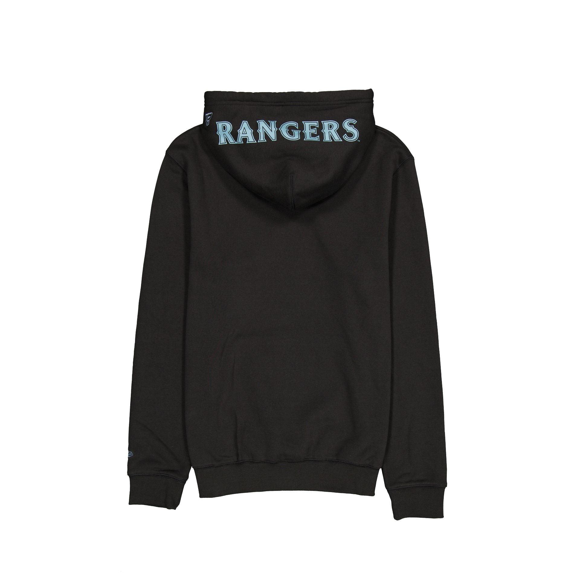 Texas Rangers Black Realtree Hoodie Male Product Image
