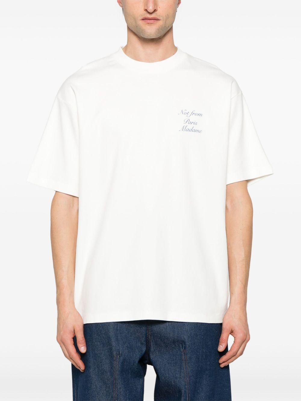 Le T-shirt Slogan Cursive T-shirt  Product Image
