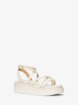 Issi Faux Patent Leather Flatform Sandal Product Image
