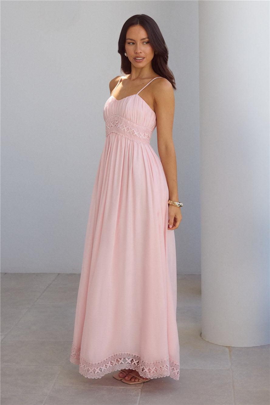 Solstice Hour Maxi Dress Pink Product Image