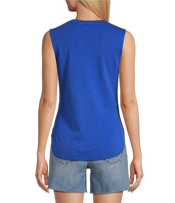 Tommy Bahama Ashby Cotton Slub Rib Round Neck Tank Product Image