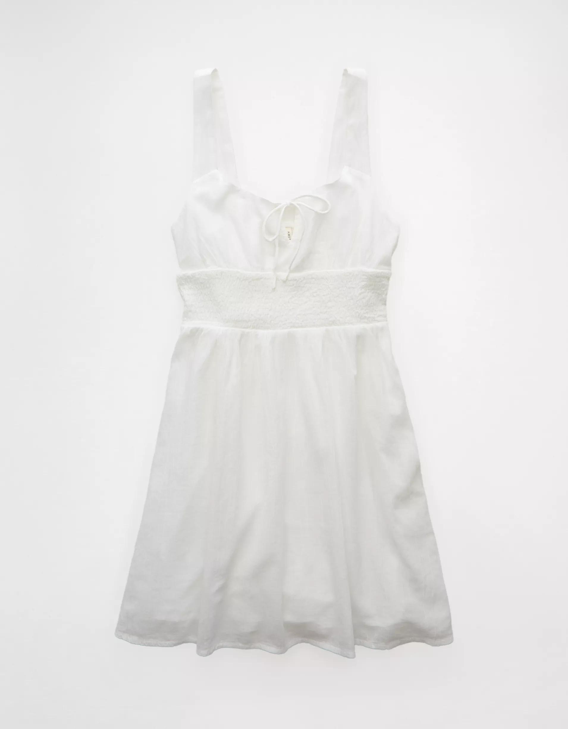 AE Smocked Waist Mini Dress Product Image