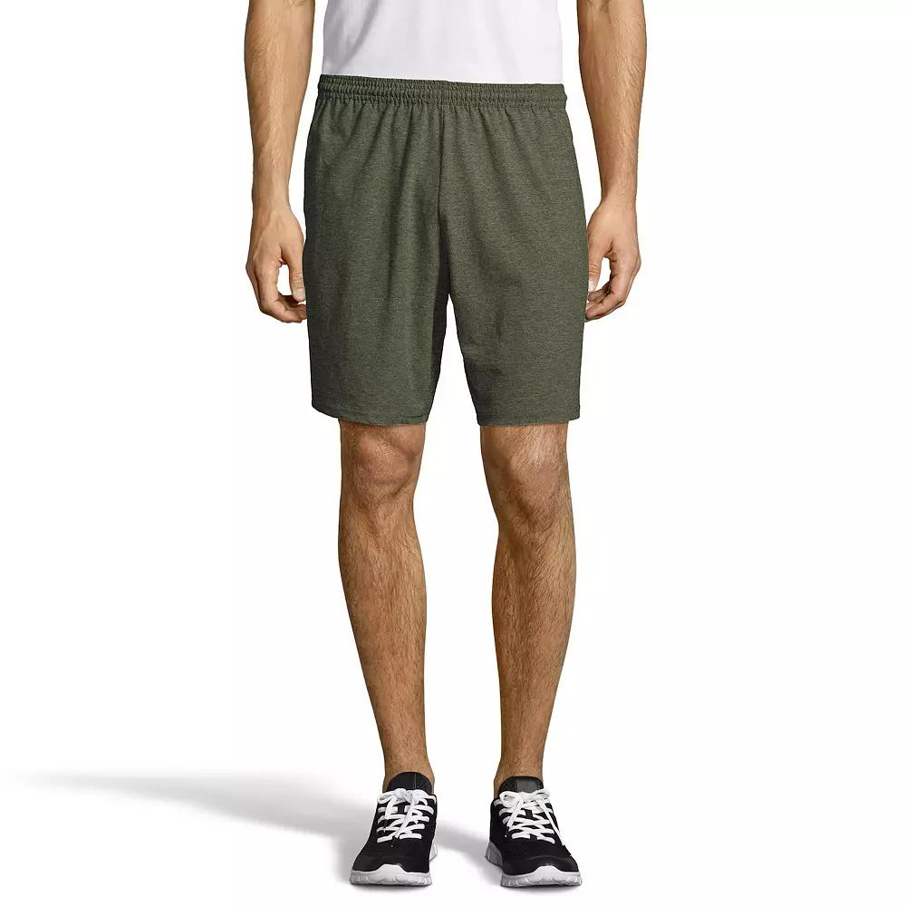 Big & Tall Hanes® Jersey Pocket Shorts, Men's,  Product Image
