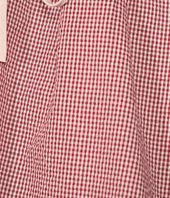 NIA Thomas Pick-A-Boo Gingham Mini Dress Product Image