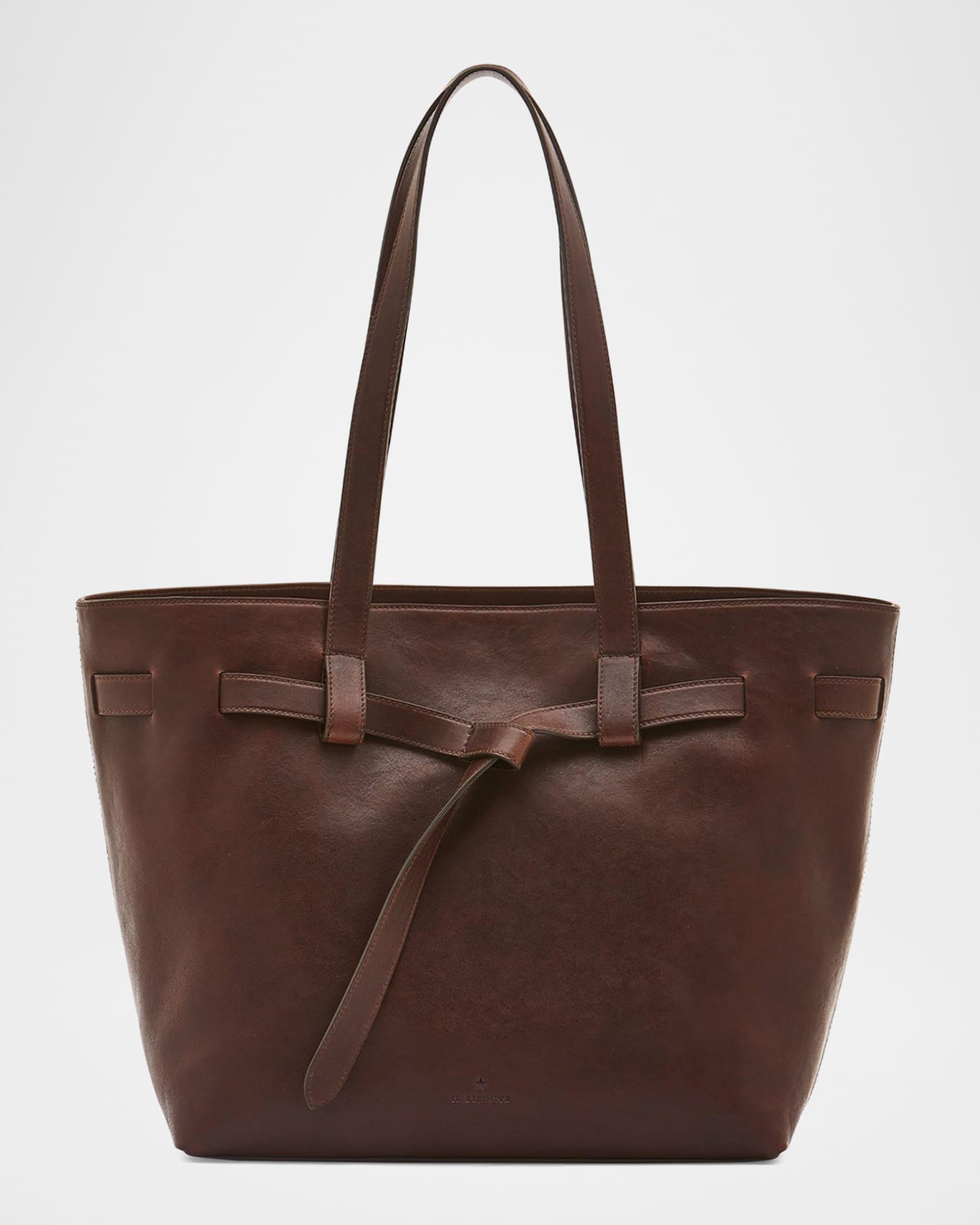 Elisa East-West Leather Tote Bag Product Image