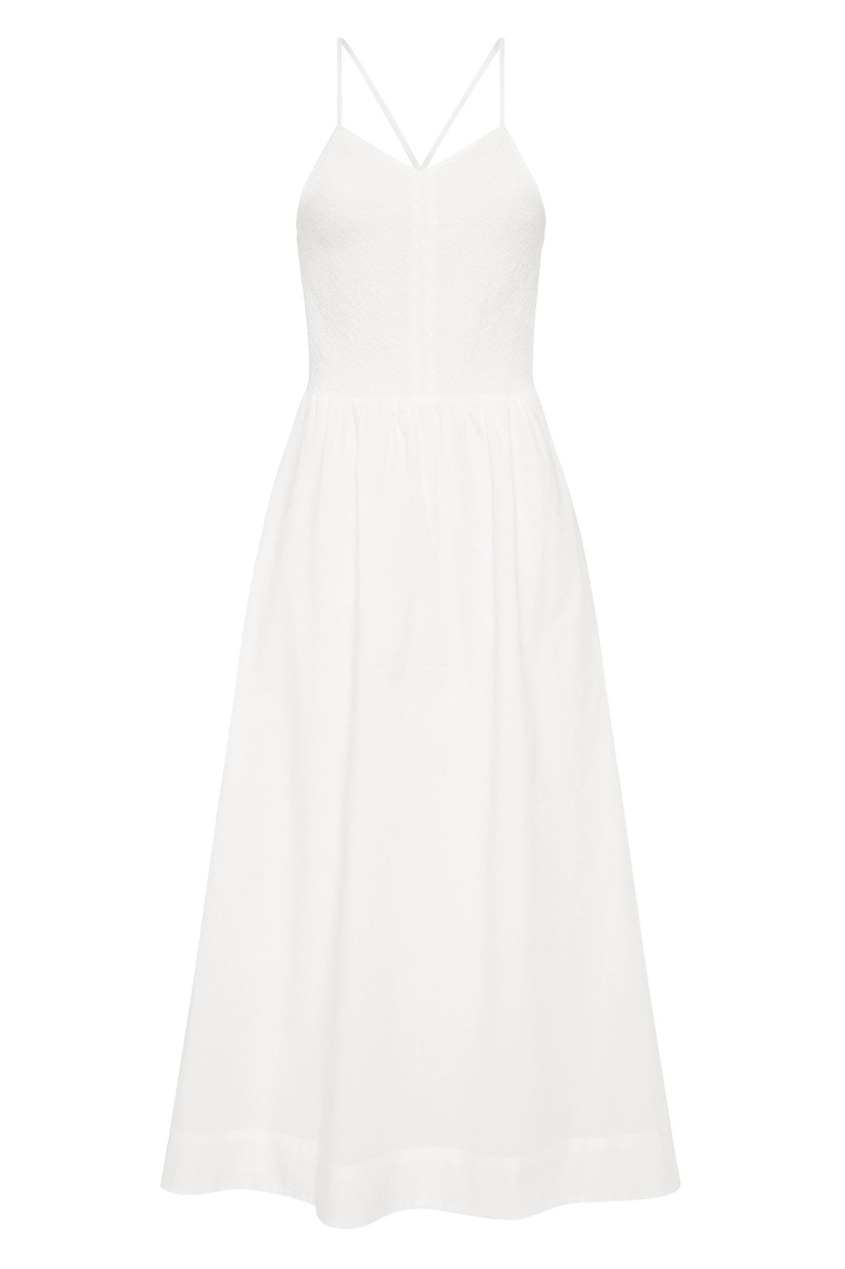 Camera Midi Dress White - Final Sale Product Image
