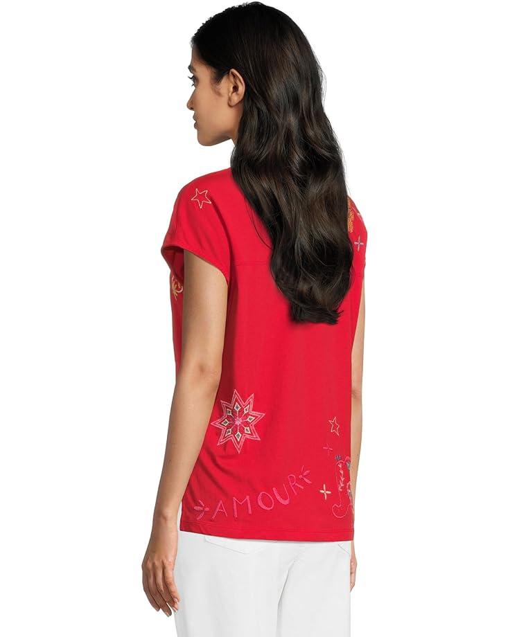 V-neck Short Sleeve Tee - Nicolette Product Image