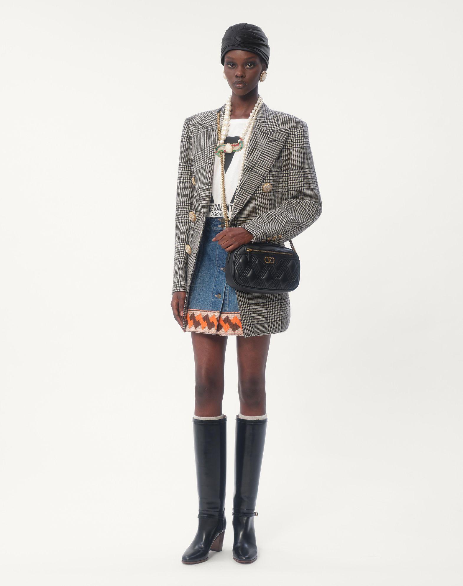 Valentino Garavani Quiltie 67 Medium Shoulder Bag In Quilted Nappa Leather Product Image