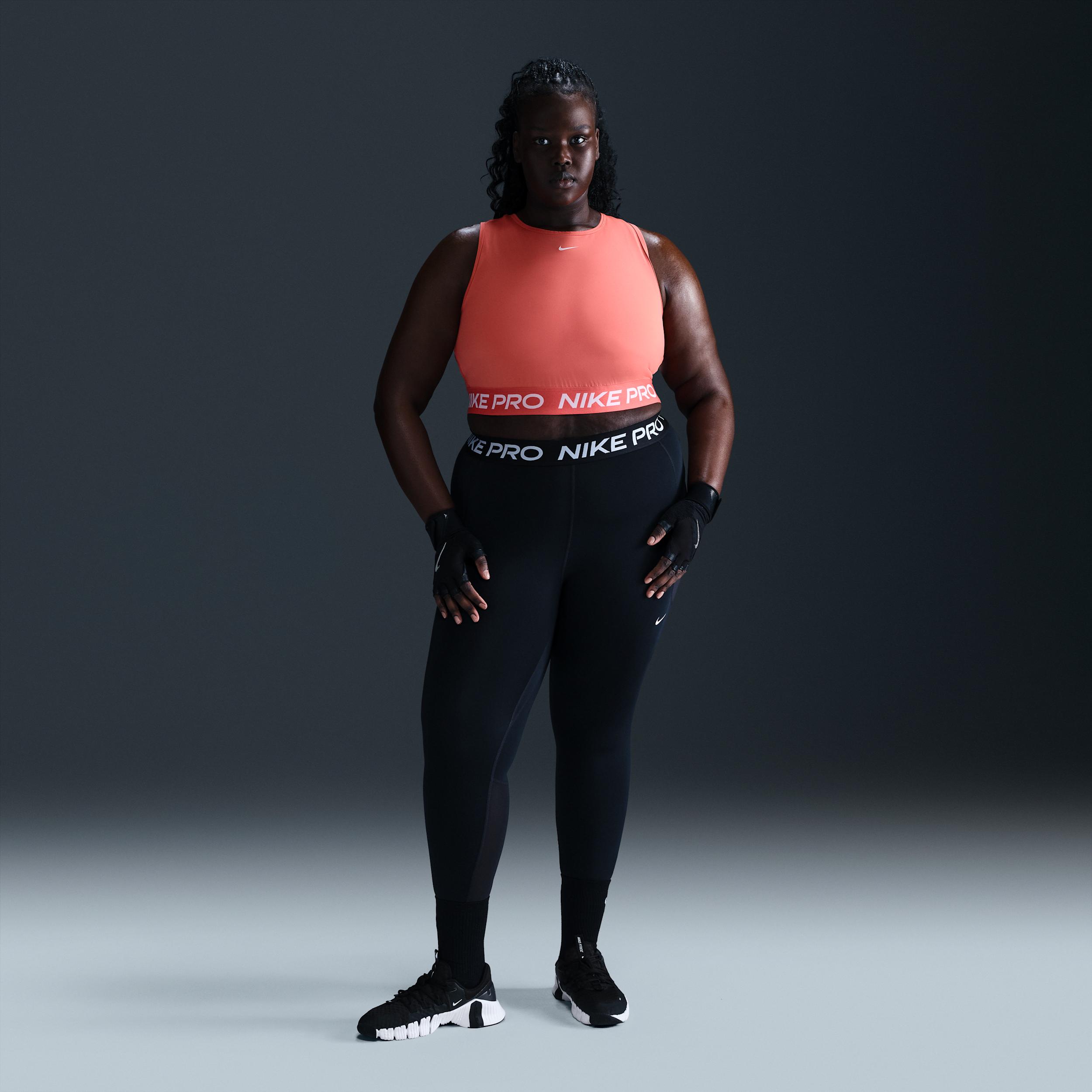 Nike Pro Women's Dri-FIT Cropped Tank Top (Plus Size) Product Image