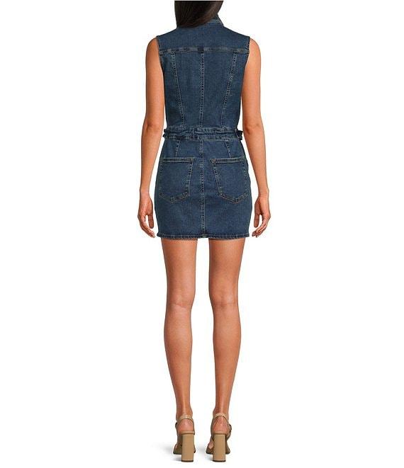 Good American Fit For Success Sleeveless Mini Denim Dress Product Image