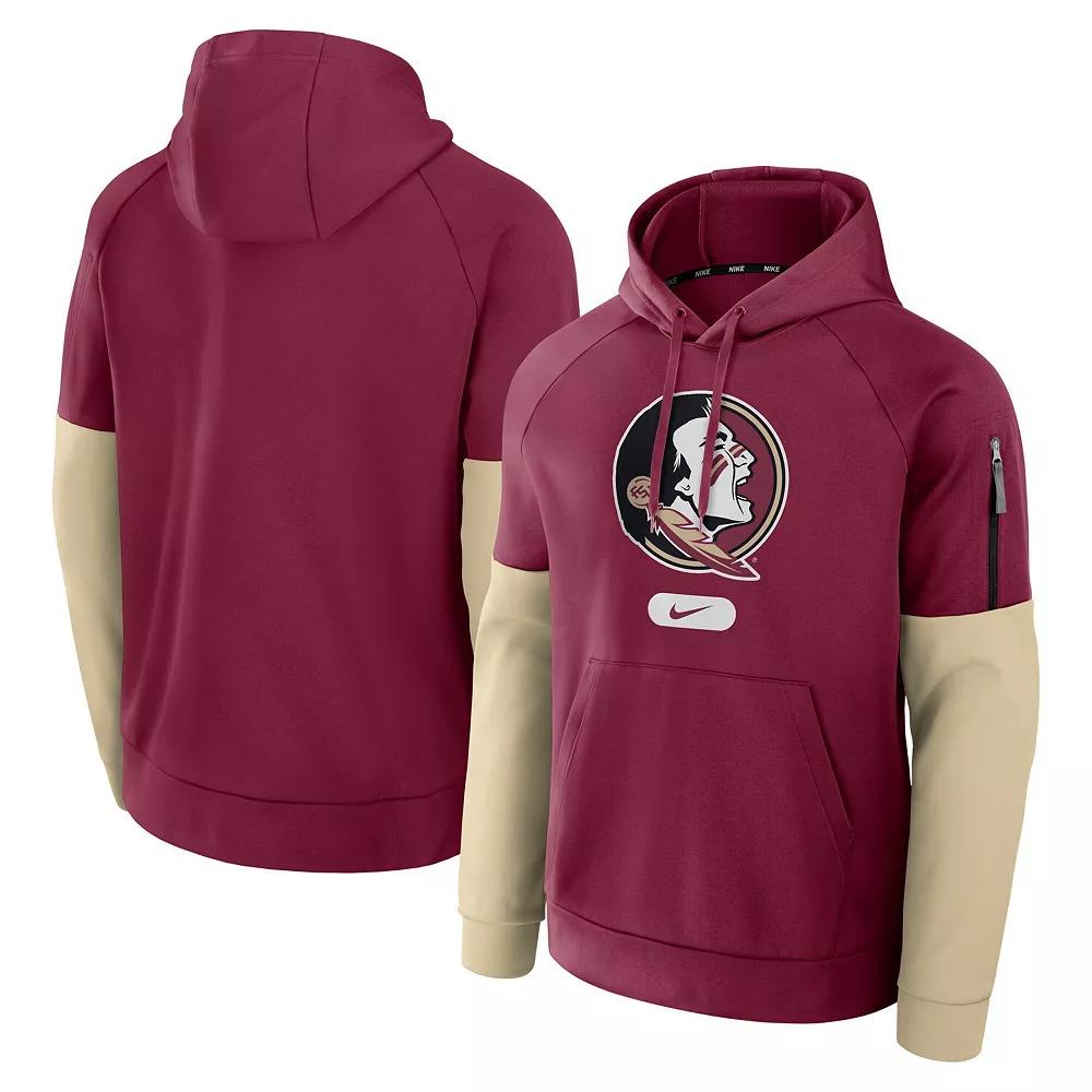 Mens Florida State Seminoles Fitness Mens Nike Therma College Pullover Hoodie | 02V608DEFTN-6ZS Product Image