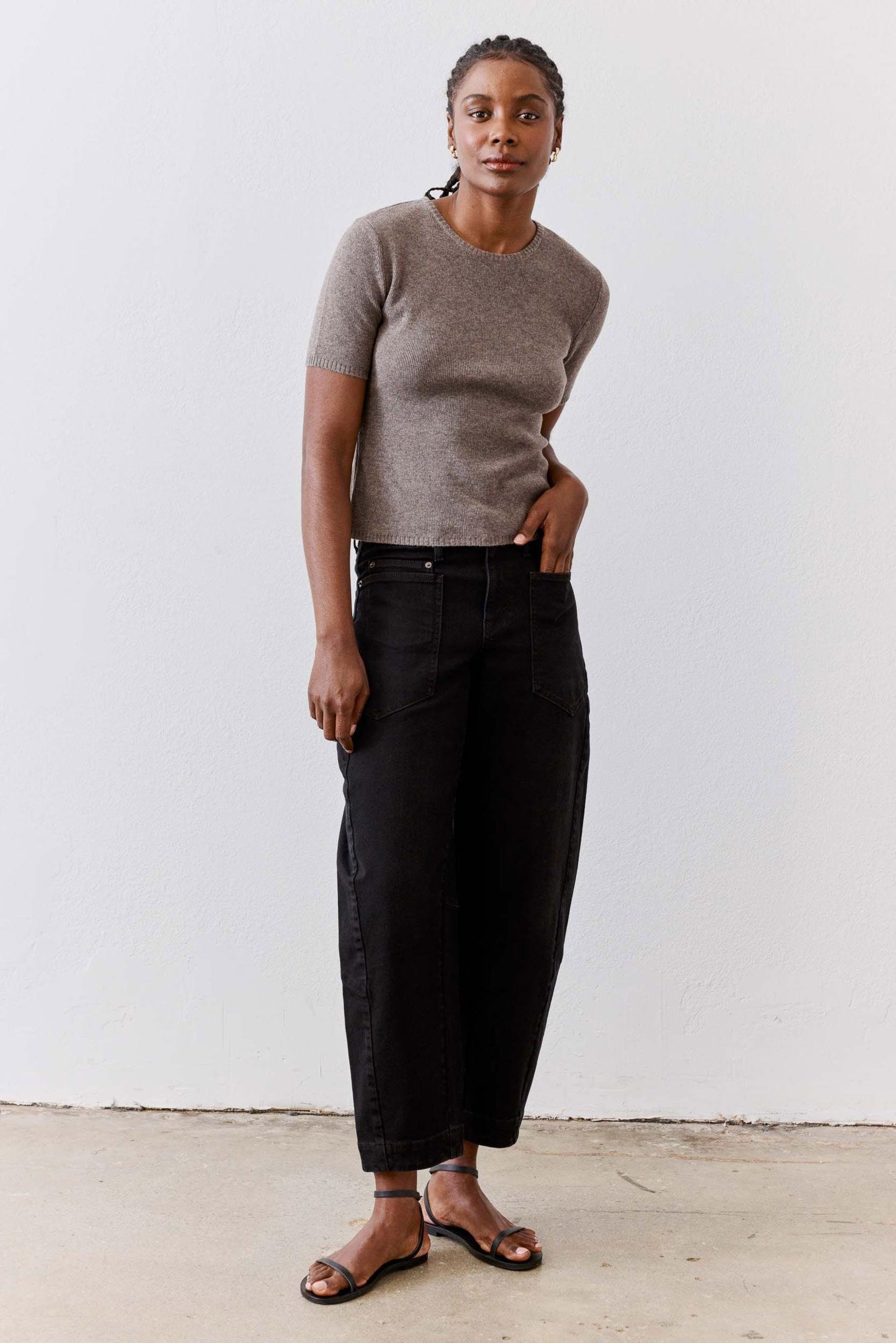 The Short Sleeve Sweater Top Product Image