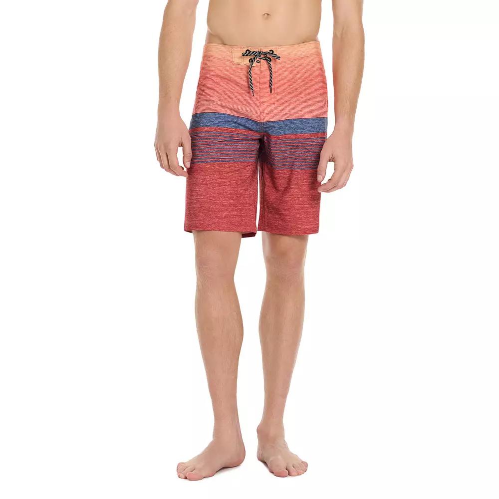 Men's Hurley 9.5" Striped Boardshorts, Size: 38, Aloha Red Product Image