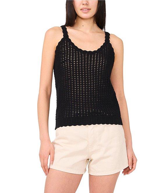 1. STATE Knit Scoop Neck Sleeveless Tank Product Image