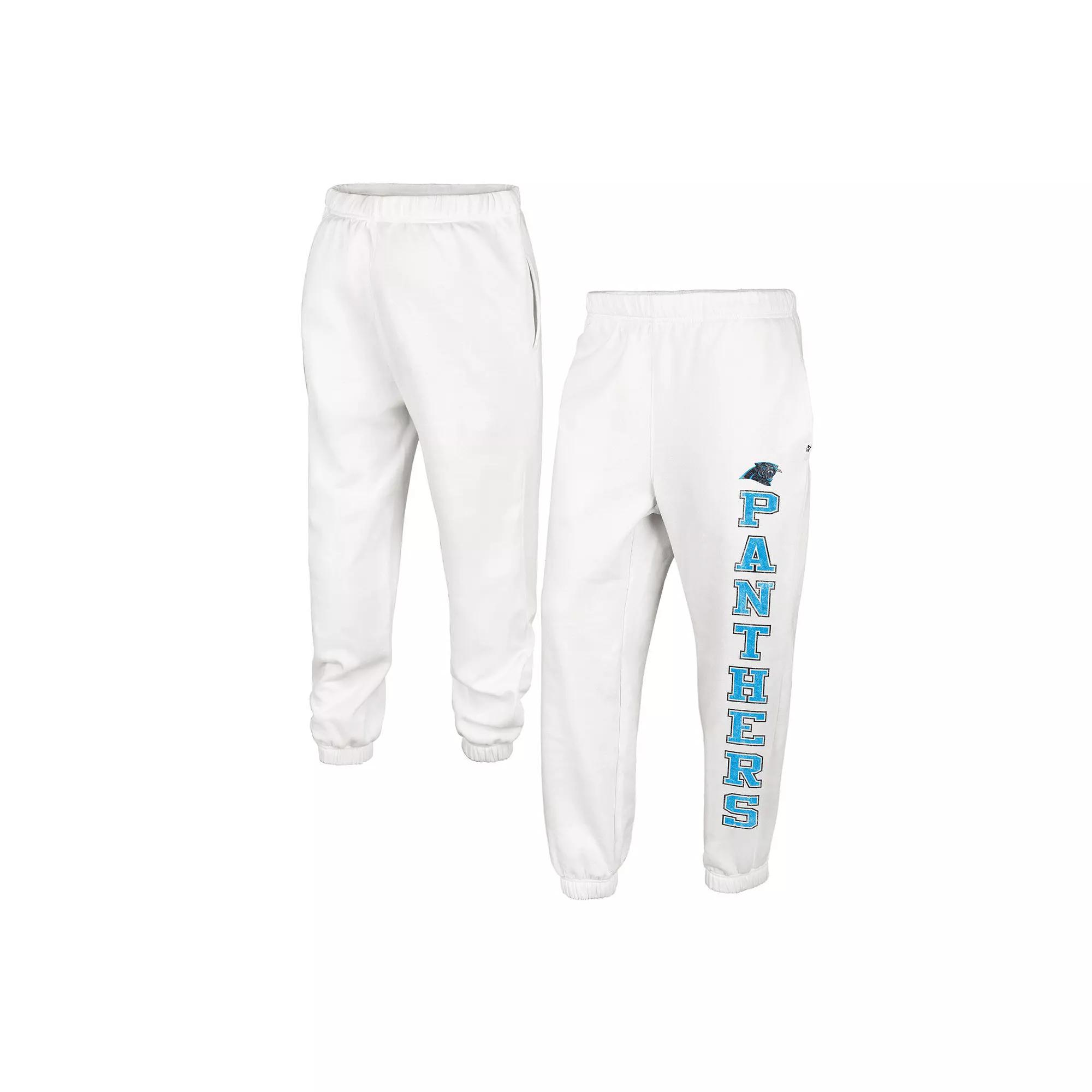 Women's '47 Oatmeal Carolina Panthers Harper Joggers,  Product Image