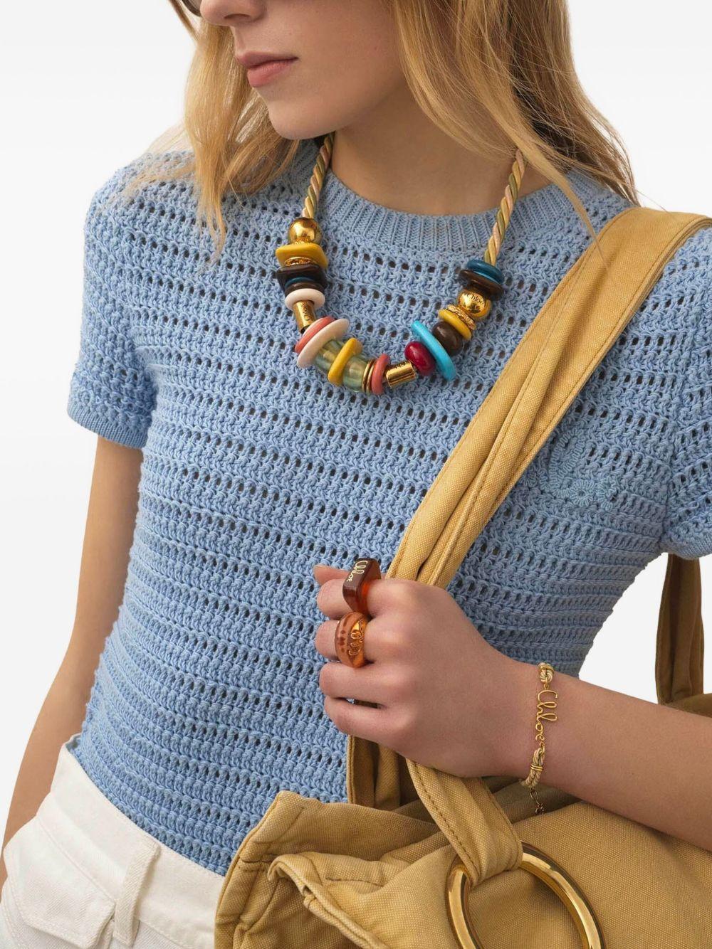 Plage logo-plaque braided bracelet Product Image