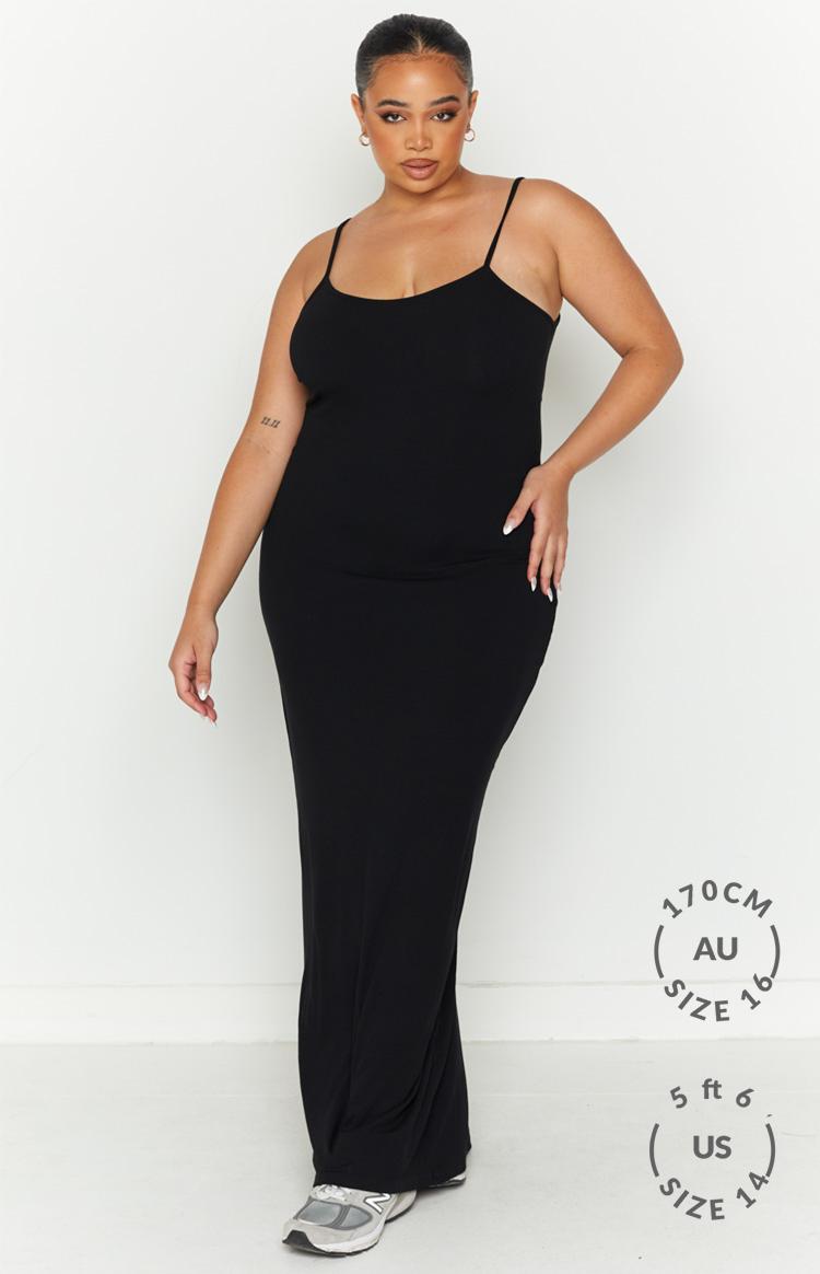 Melrose Black Maxi Dress Product Image