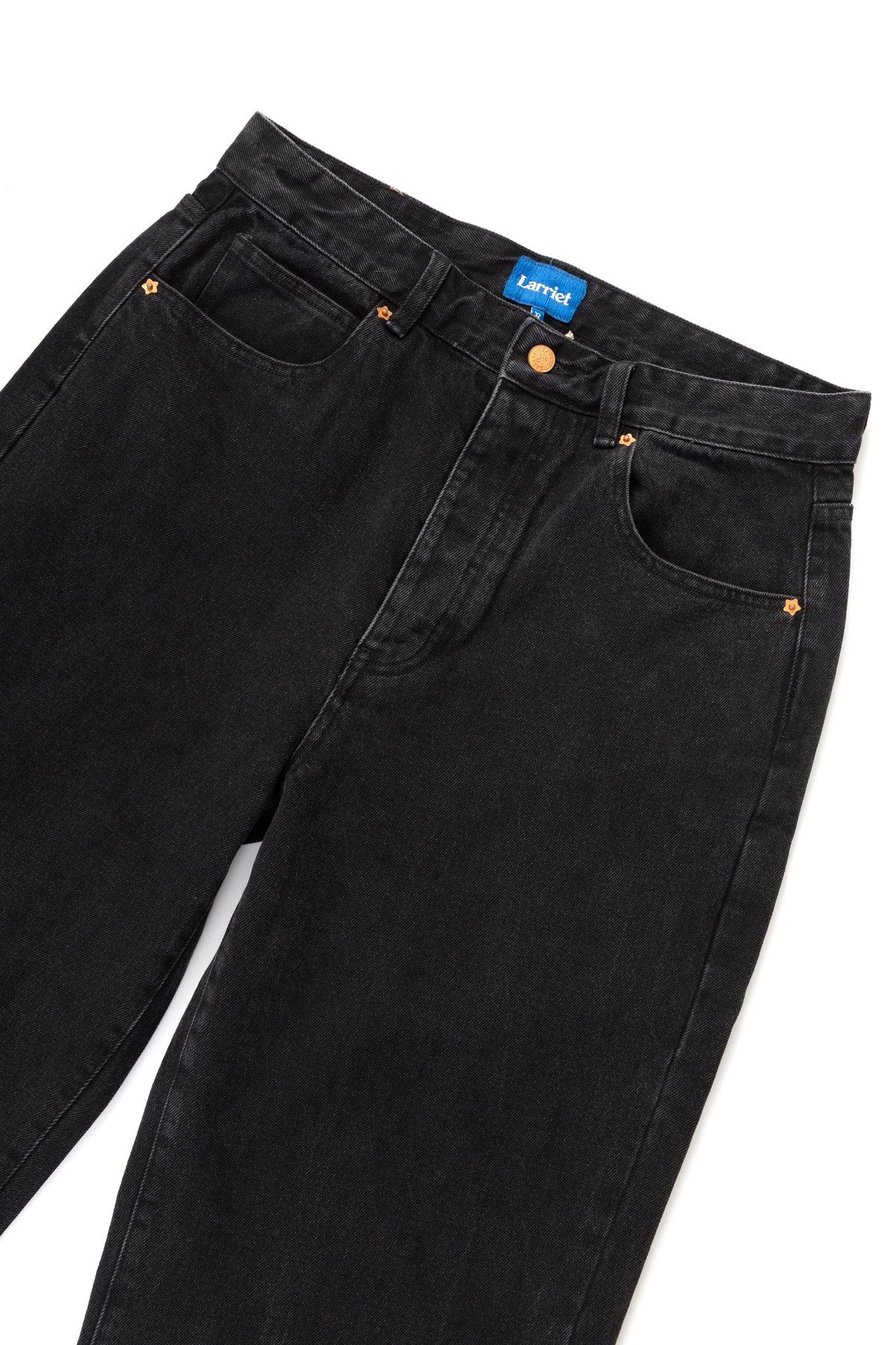 Larriet - Walé Jeans - Used Black Product Image