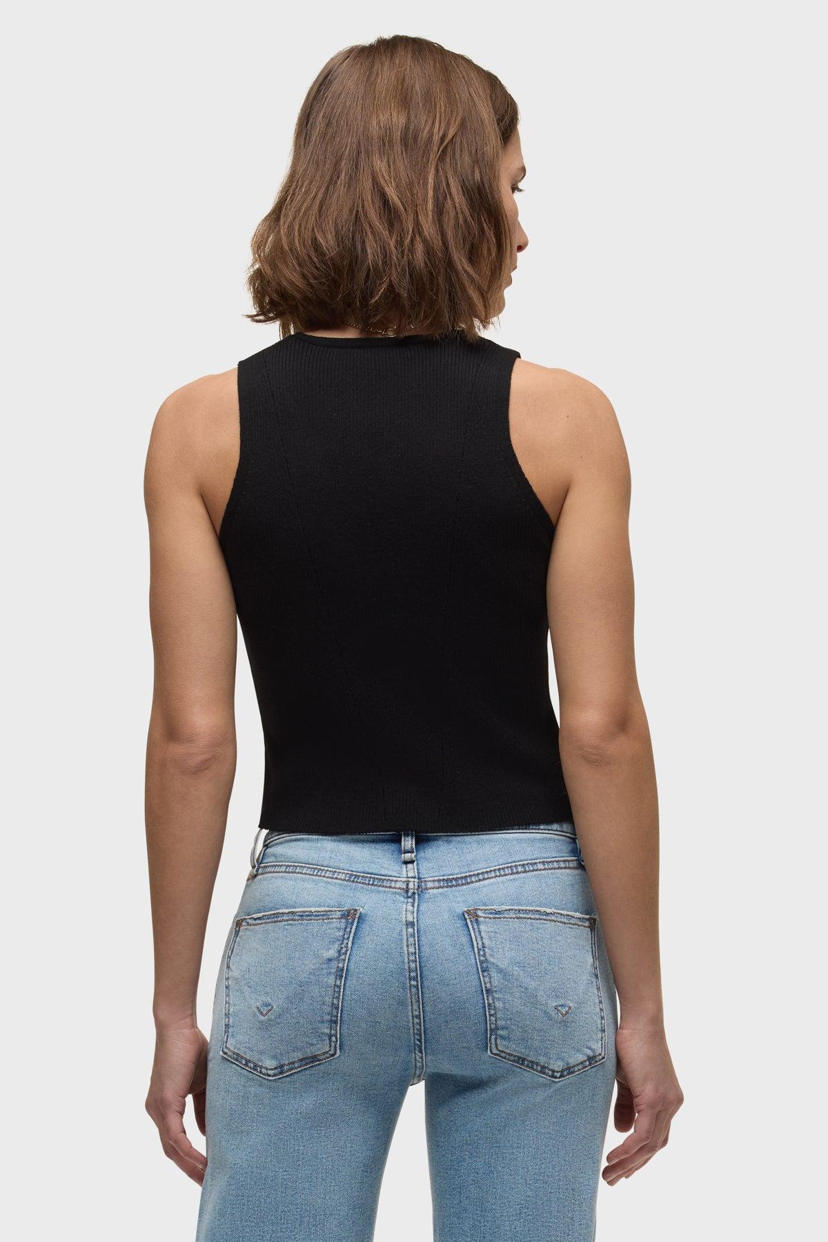 Sleeveless V-Neck Sweater Female Product Image