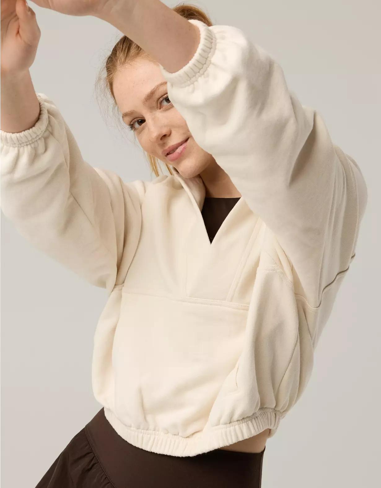 OFFLINE By Aerie Throwback V-Neck Hoodie Product Image