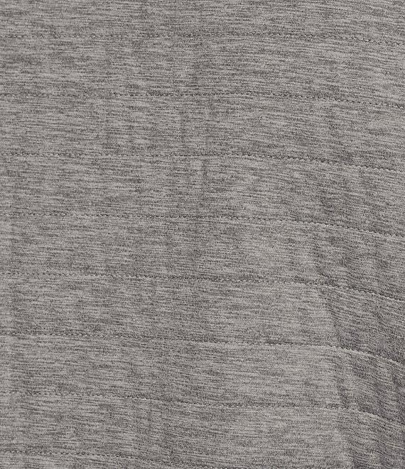 Roundtree & Yorke Long Sleeve Solid Quilted Snap Mockneck Pullover Product Image