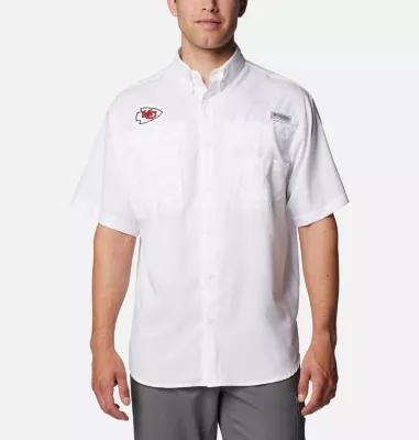 Columbia Mens PFG Tamiami Short Sleeve Shirt - Kansas City Chiefs- Product Image