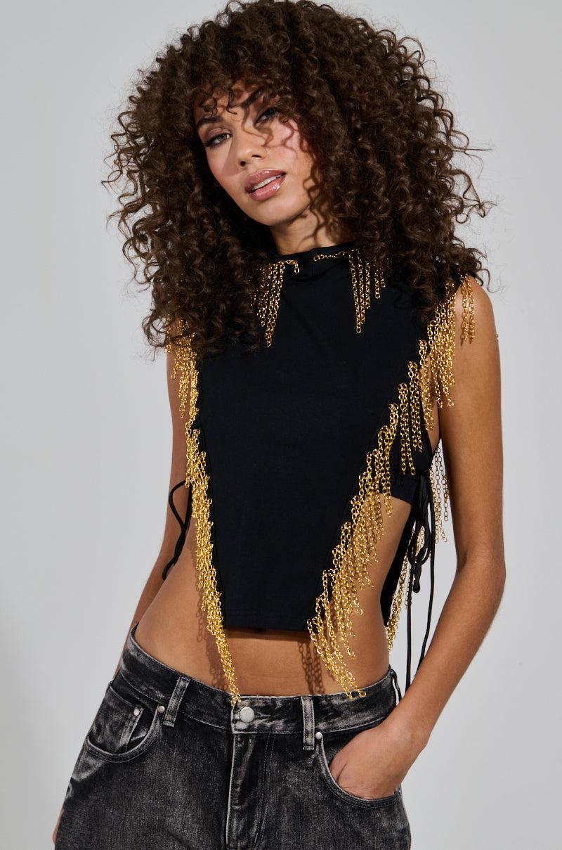 HOW DEEP IS YOUR LOVE HOODED TOP Product Image