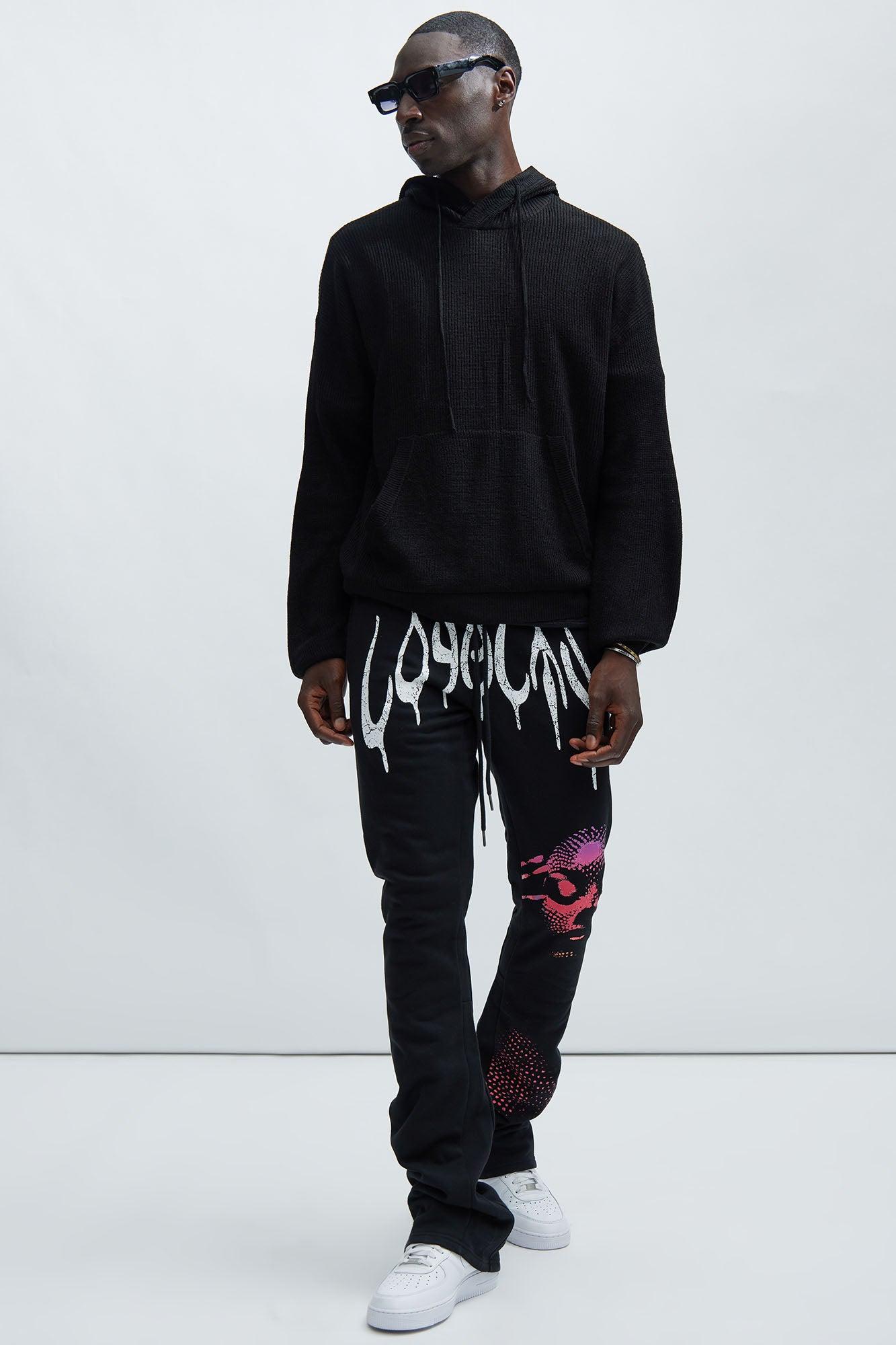 Shade Of Loyalty Flare Sweatpant - Black Product Image