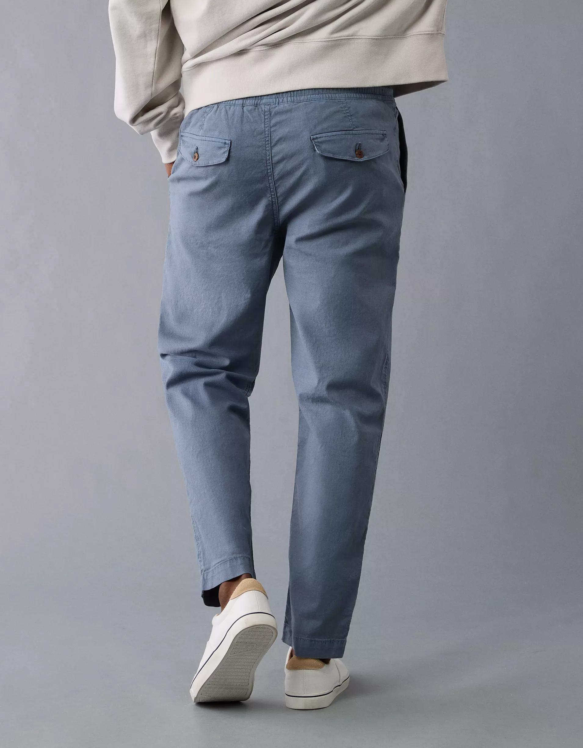 AE Flex Linen-Blend Athletic Fit Pull-On Pant Product Image