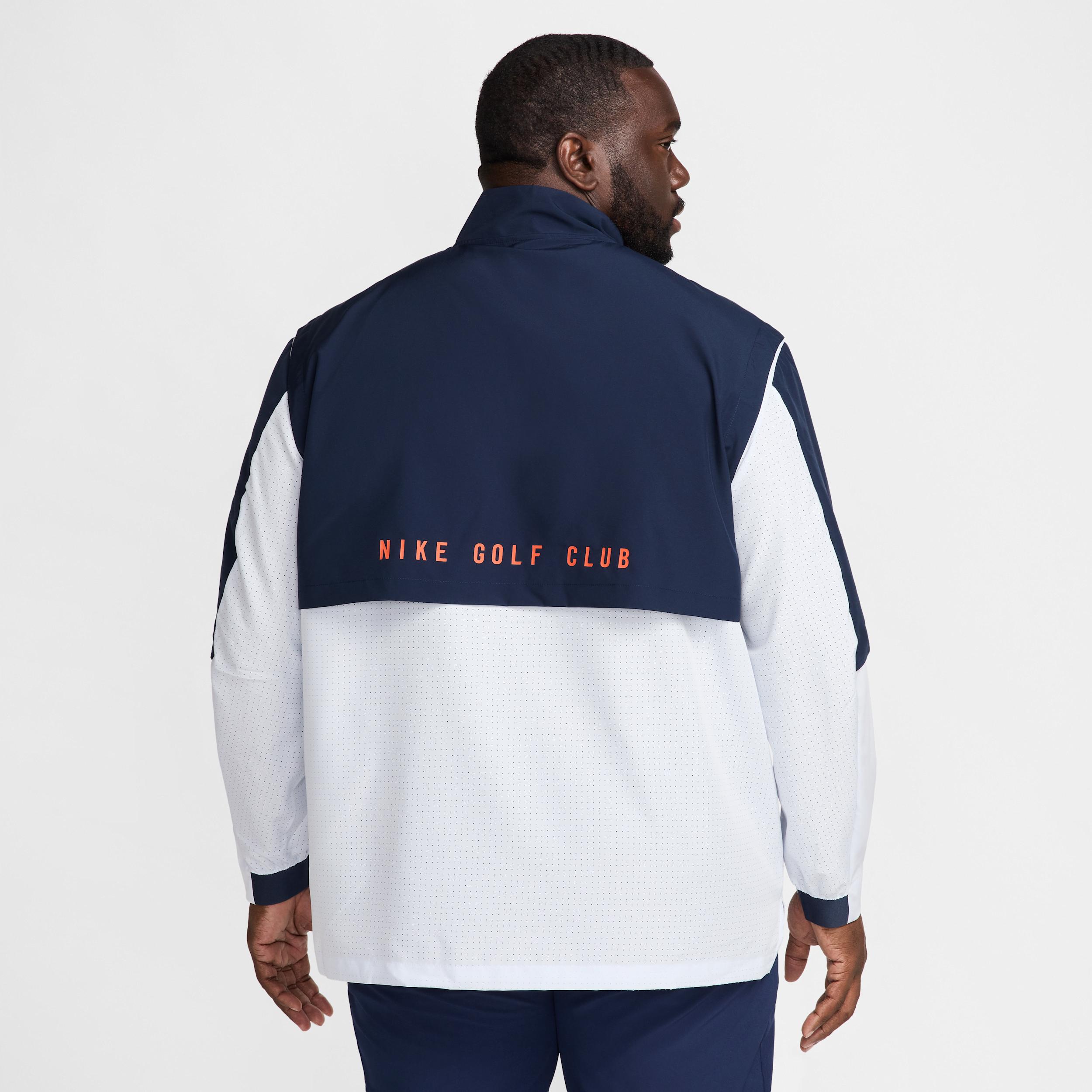 Nike Mens Golf Club Dri-FIT 1/2-Zip Golf Jacket | FQ1155-451 Product Image