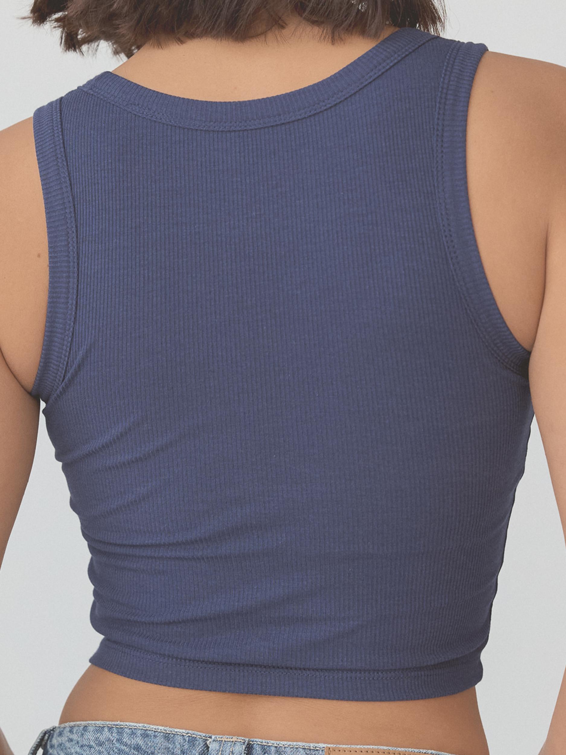 Bamboo Scoop Neck Brami Tank (Crop) Product Image