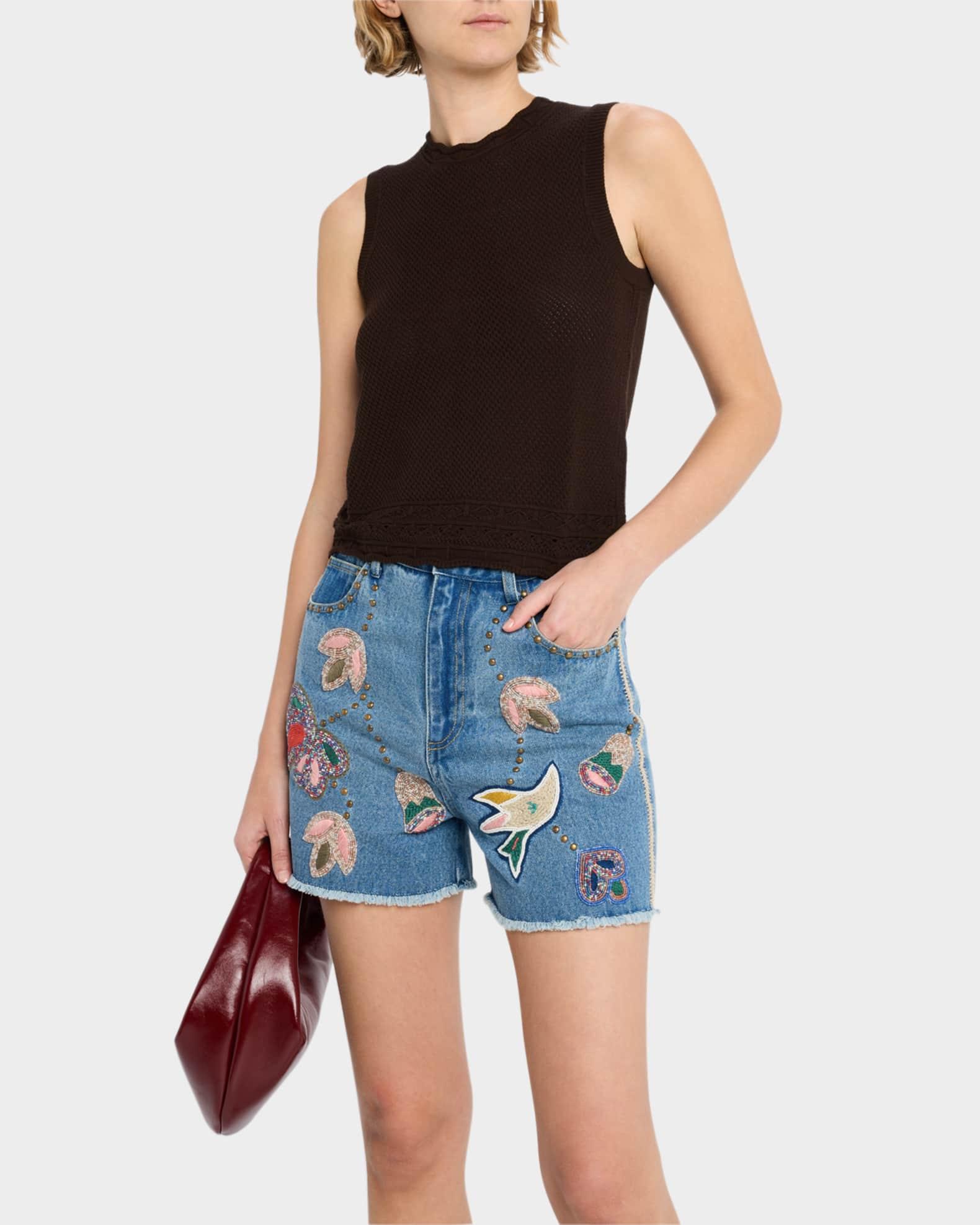 Crewneck Pointelle Sweater Product Image