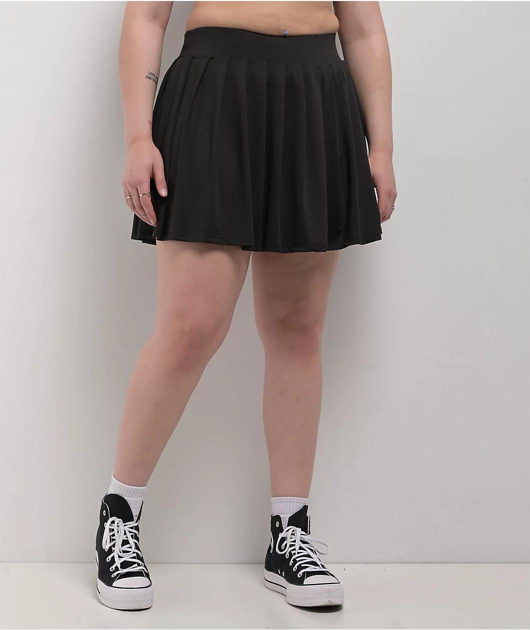 Spicychix Black Tennis Skirt Product Image