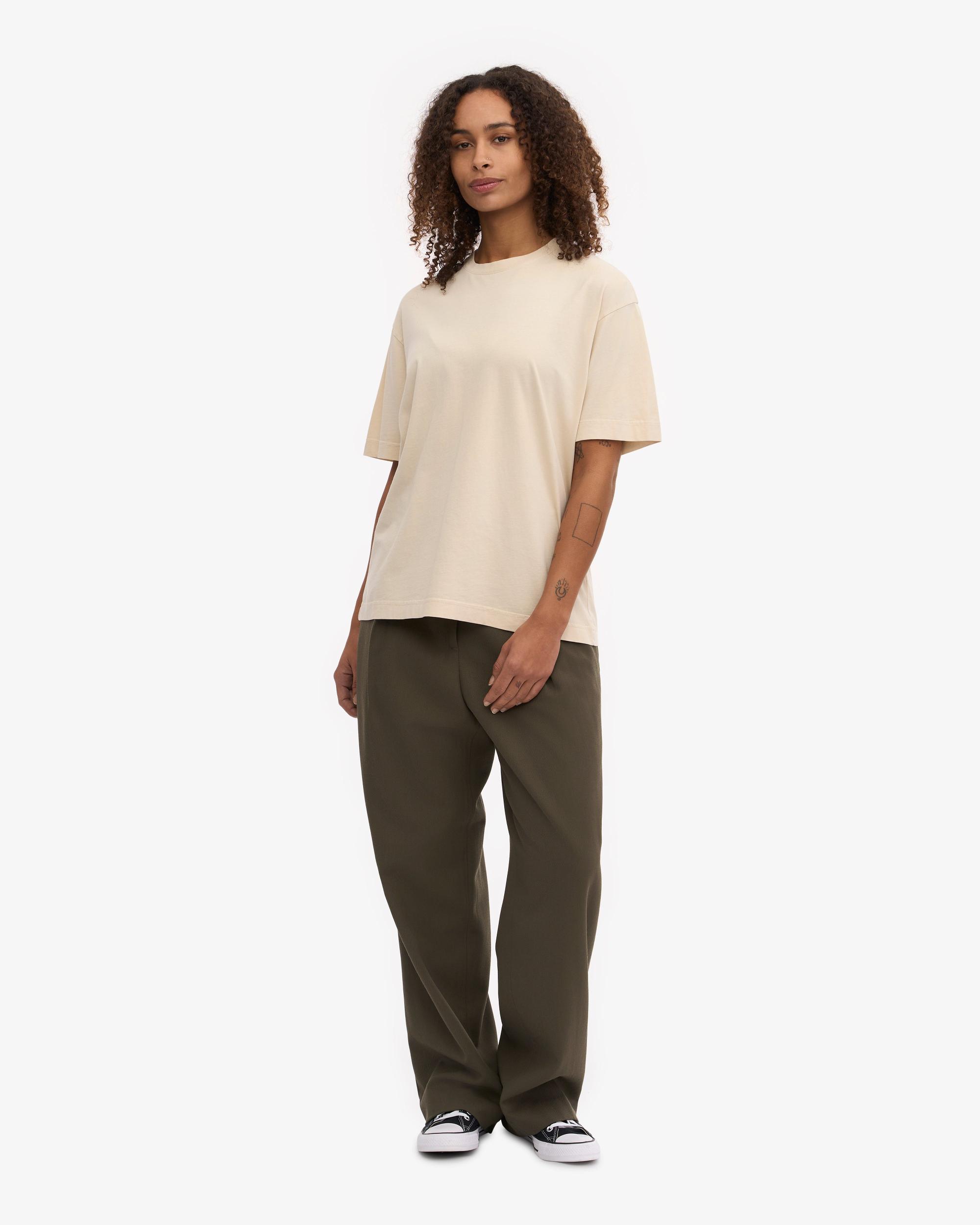 Oversized Organic T-Shirt - Soft Lavender Product Image