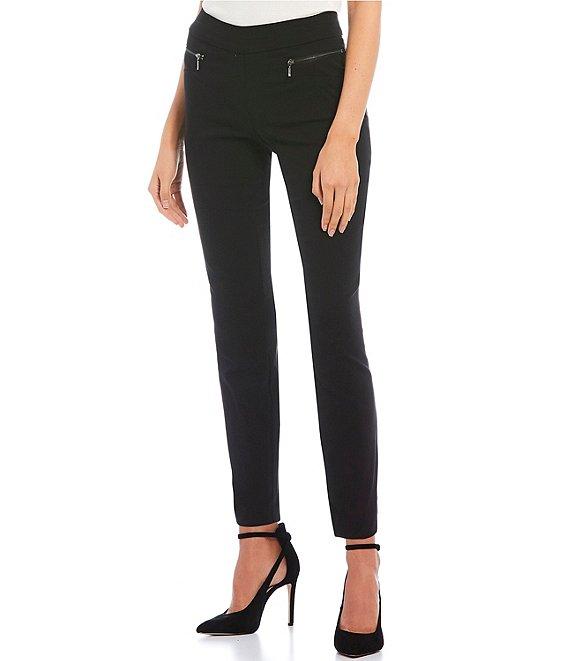 Takara Pull On Millennium Coordinating Zipper Dress Skinny Pants Product Image