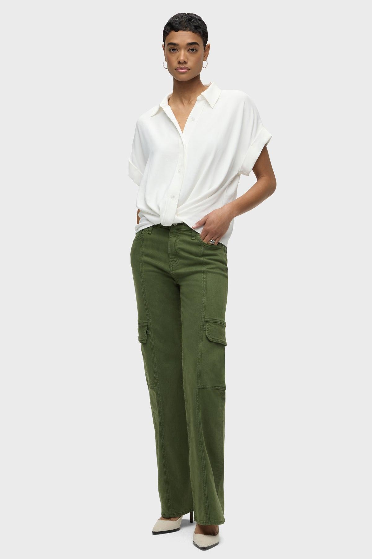 Rosie High-Rise Seamed Cargo Jean Female Product Image