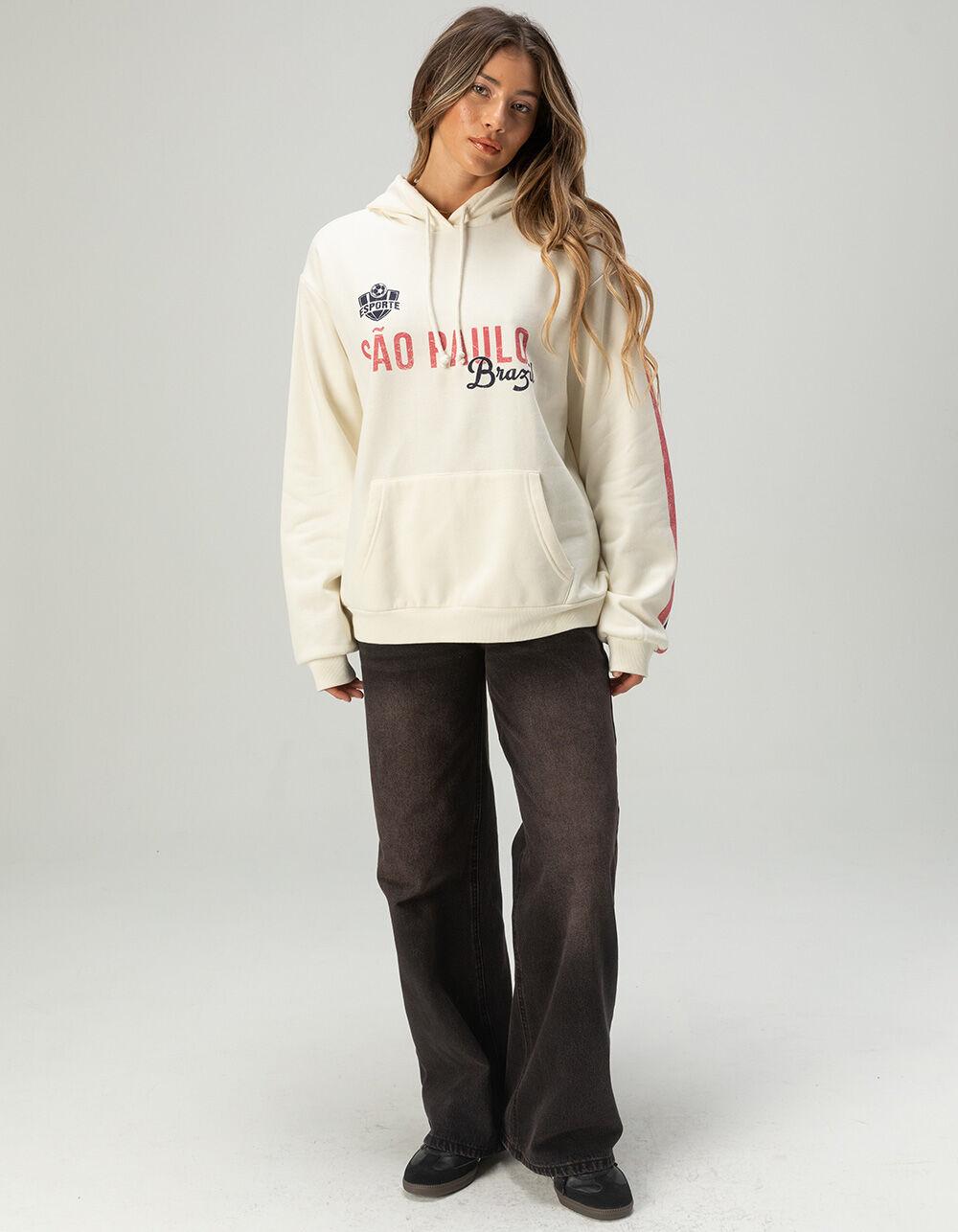 RSQ Womens Brazil Hoodie - CREAM Product Image