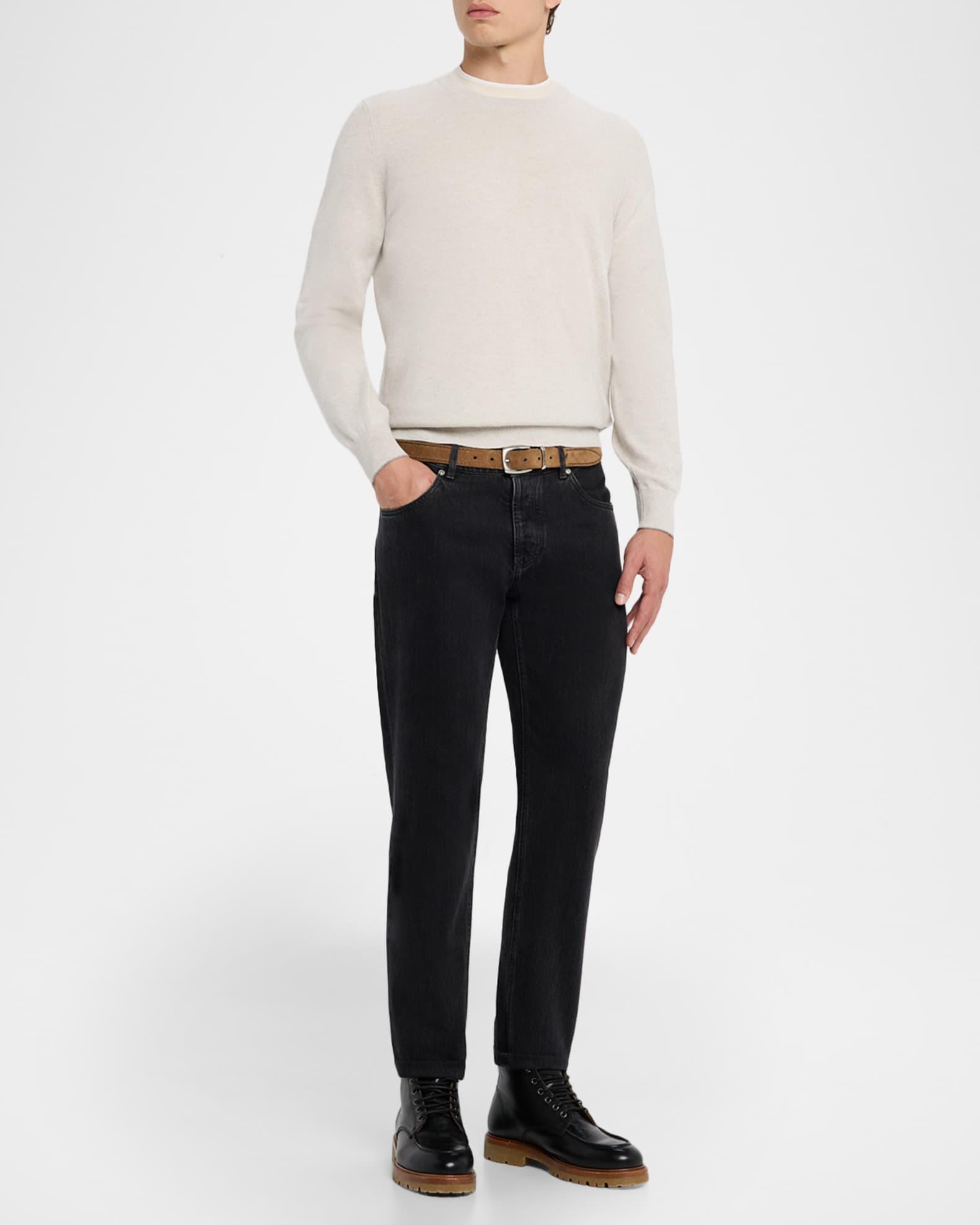 Men's Cashmere Crewneck Sweater Product Image