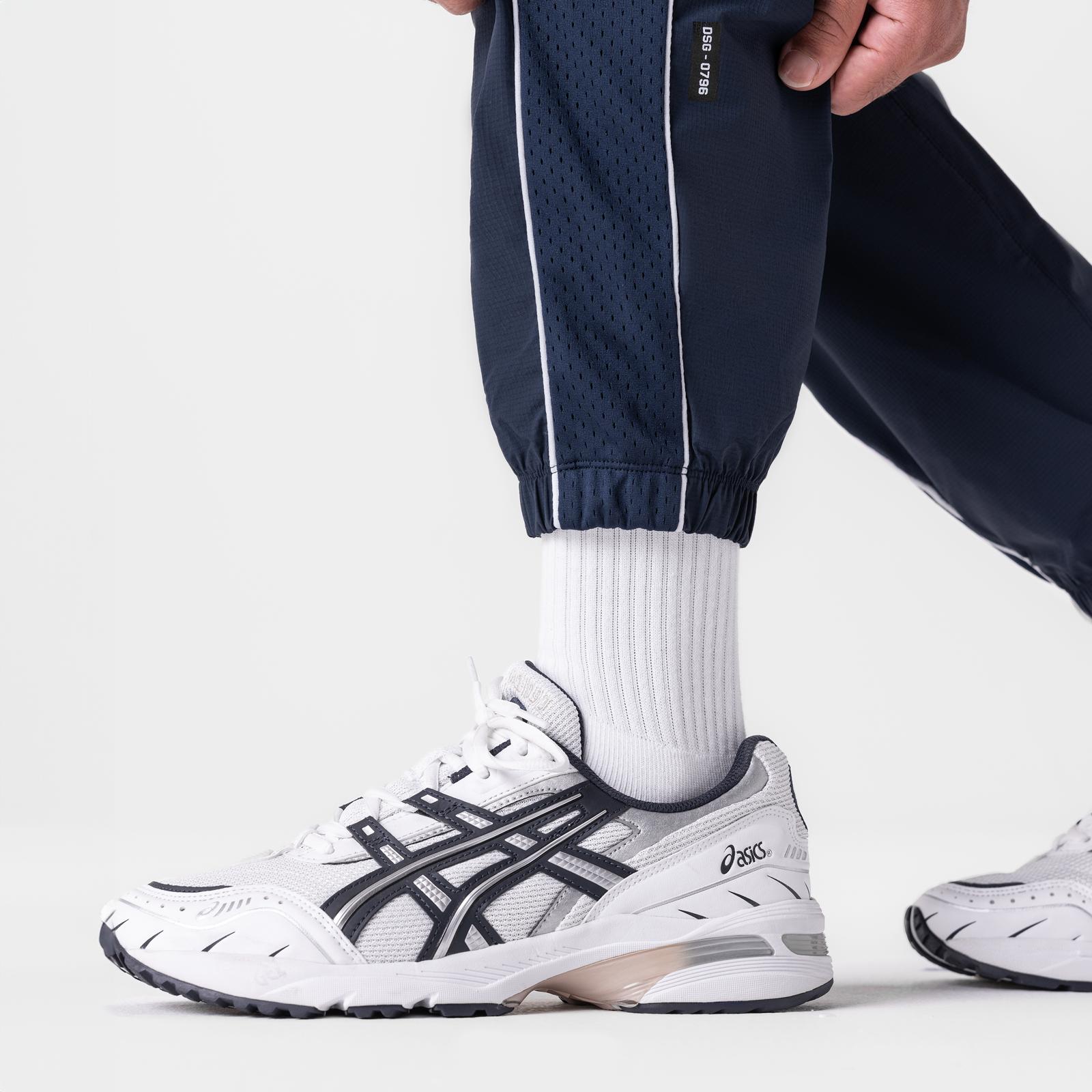 0796. Ripstop Oversized Track Pant - Navy "Patch" Product Image