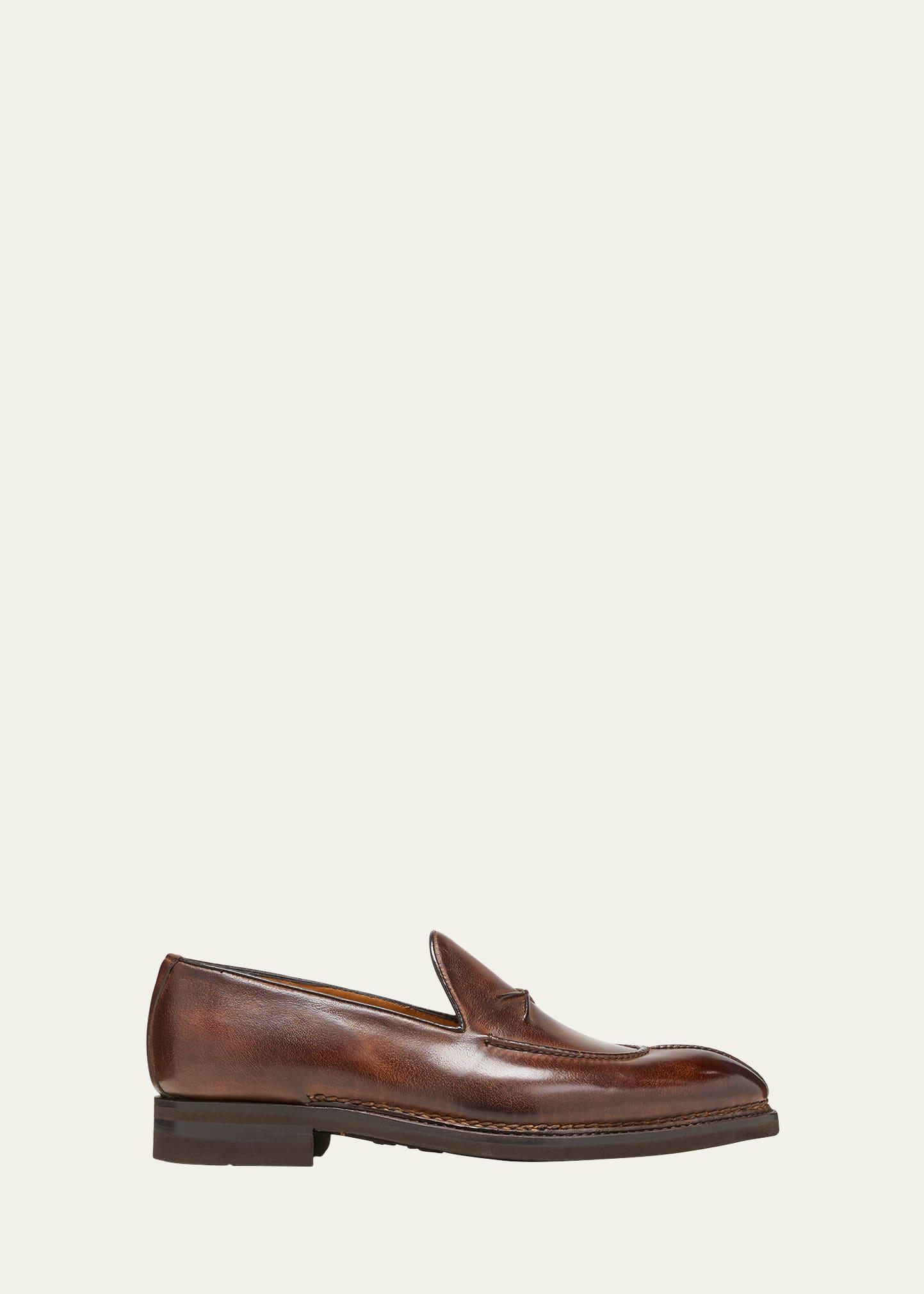 Mens Patrizio Soft Leather Loafers Product Image