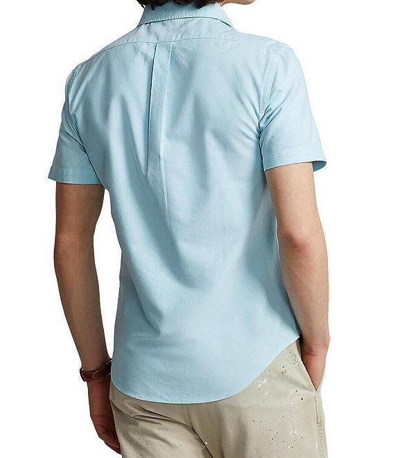 Polo Ralph Lauren Classic Fit Oxford Short Sleeve Woven Shirt Product Image