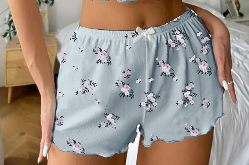 Floral Print Pajama Set Product Image