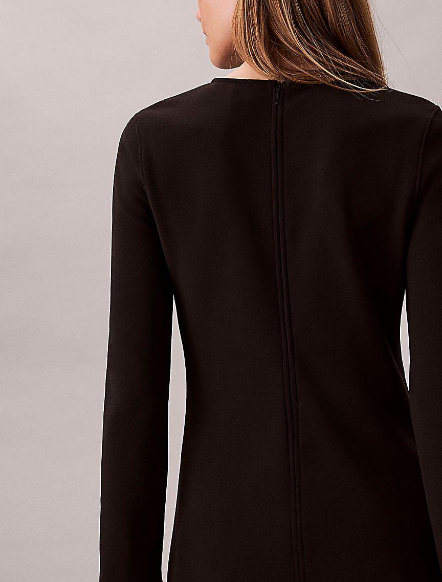 Tailored Knit Slim Tunic Top Product Image