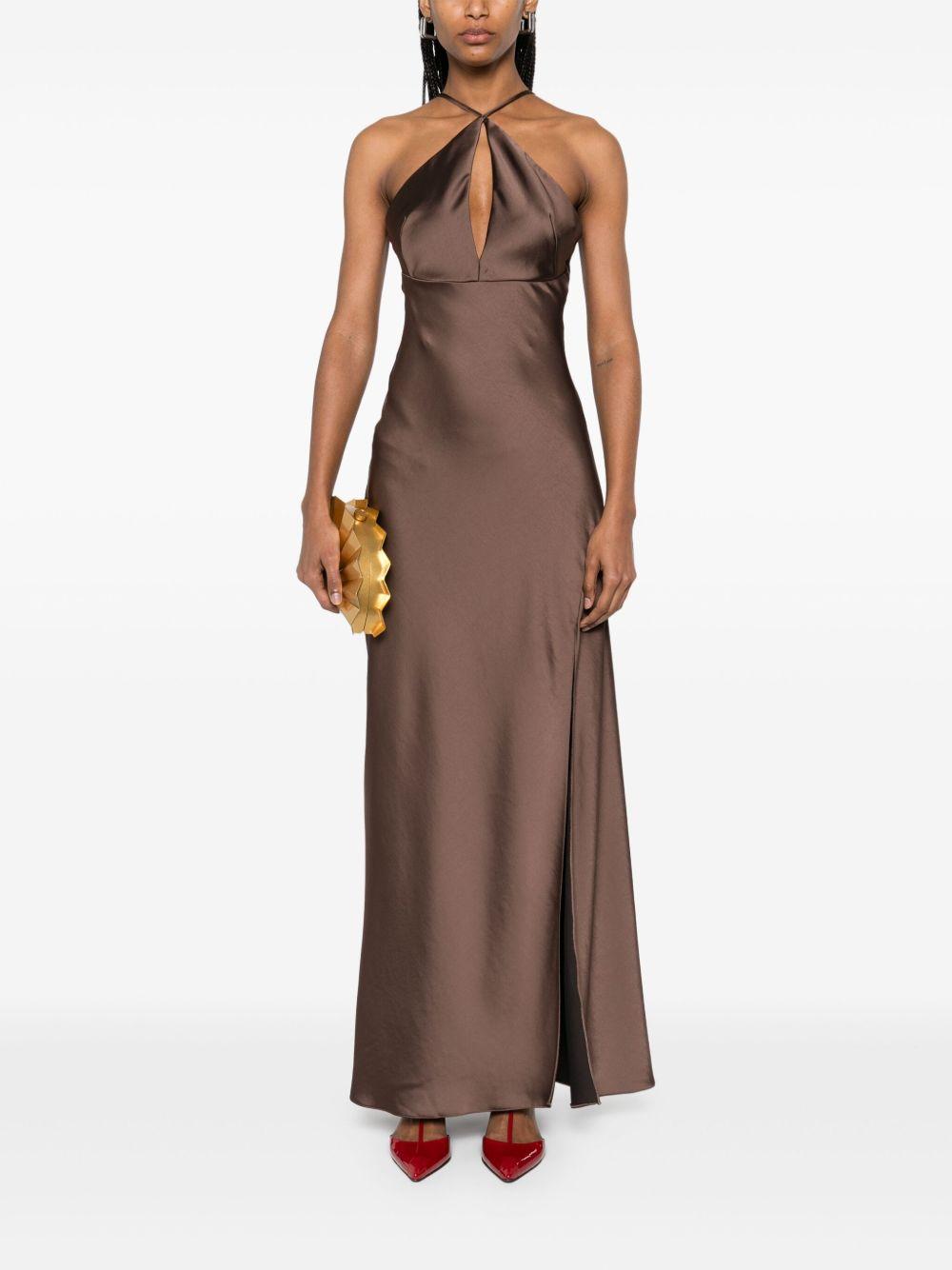 satin maxi dress Product Image