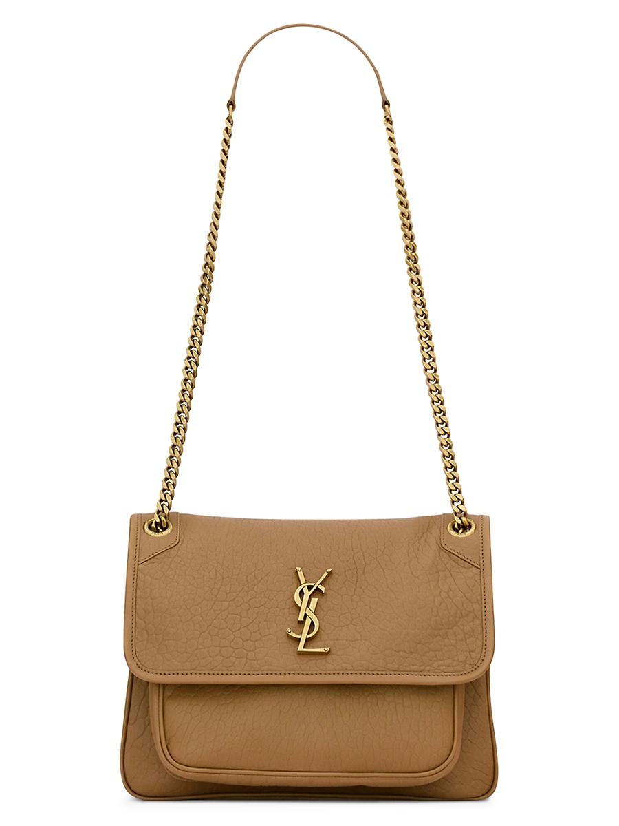 Womens Niki Baby Crossbody Bag in Grained Lambskin Product Image