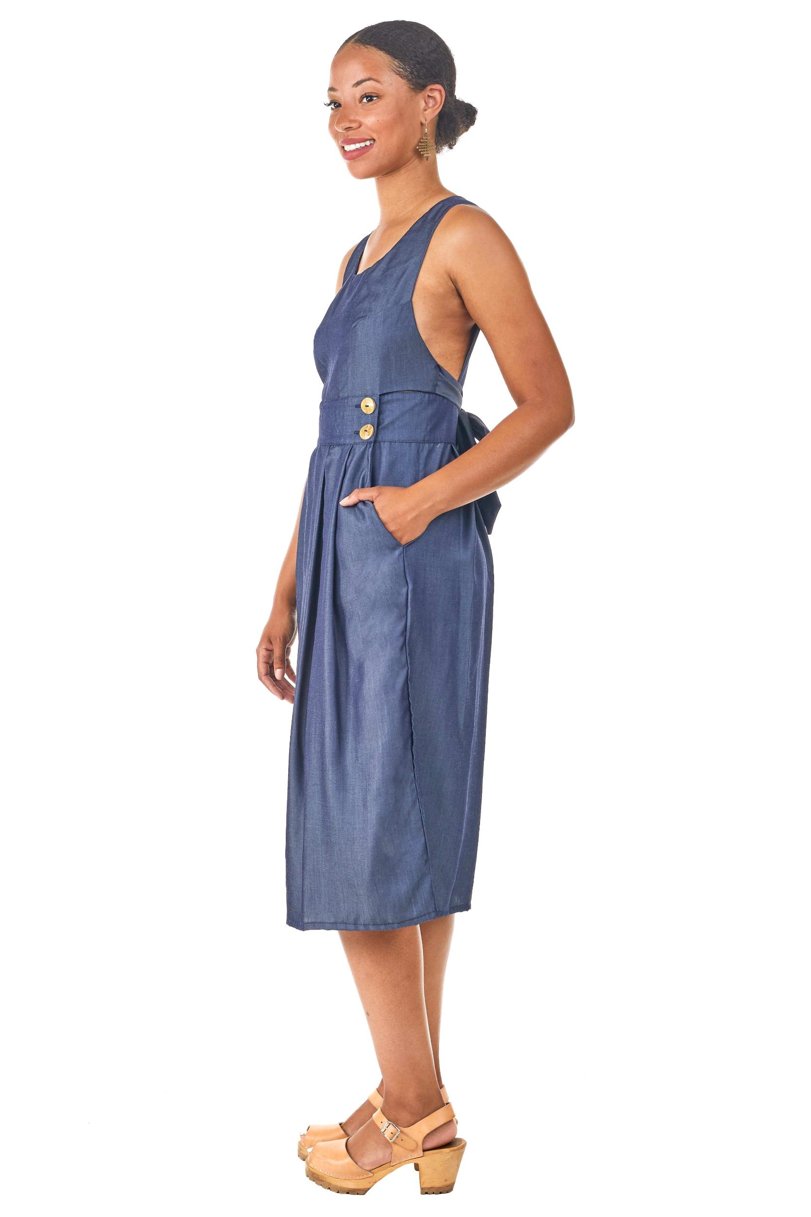 Brigid Jumper in Indigo Tencel Product Image